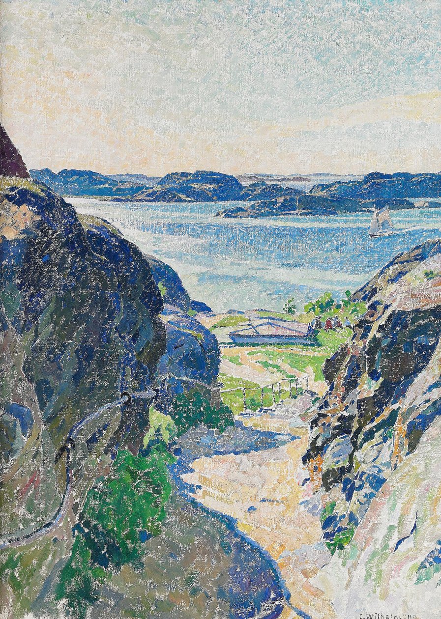 Brunnsvagen, Fiskebackskil od Carl Wilhelm Wilhelmson