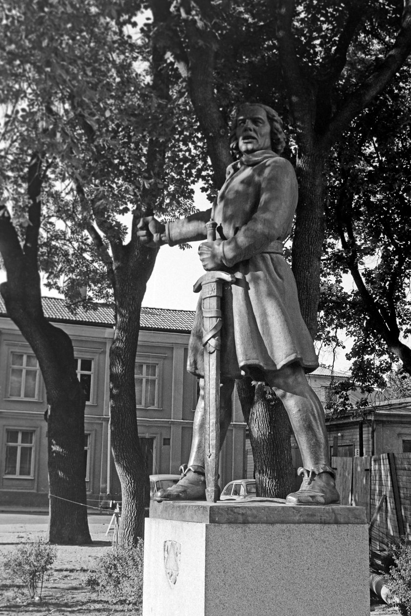 Socha Engelbrekta Engelbrektssona v Arboga, Švédsko 1969 od Carl Johan Eldh