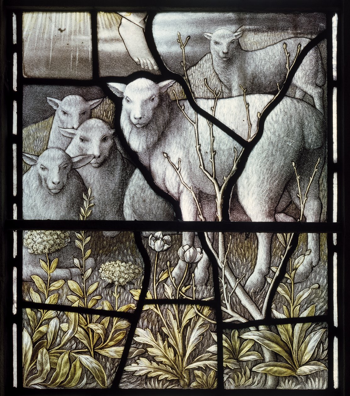 Over Wyresdale, Christ Church, Shrigley & Hunt (1873-1982), Carl Almquist, The Shepherds Church, Shepherding, Sheep, 18 od Carl Almquist