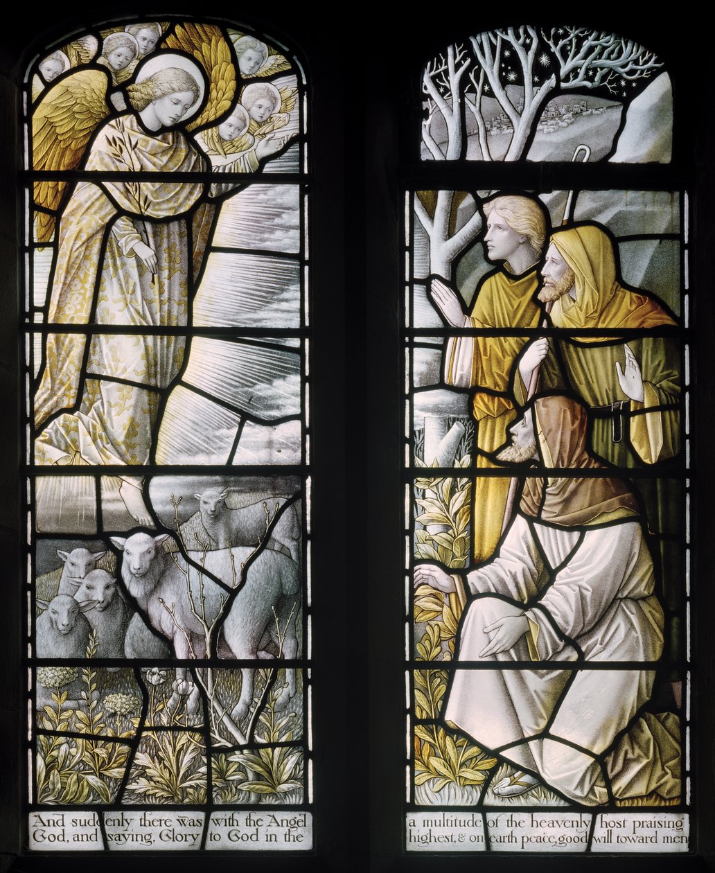 Over Wyresdale, Christ Church, Shrigley & Hunt (1873-1982), Carl Almquist, The Shepherds Church, Shepherding, Sheep, 18 od Carl Almquist