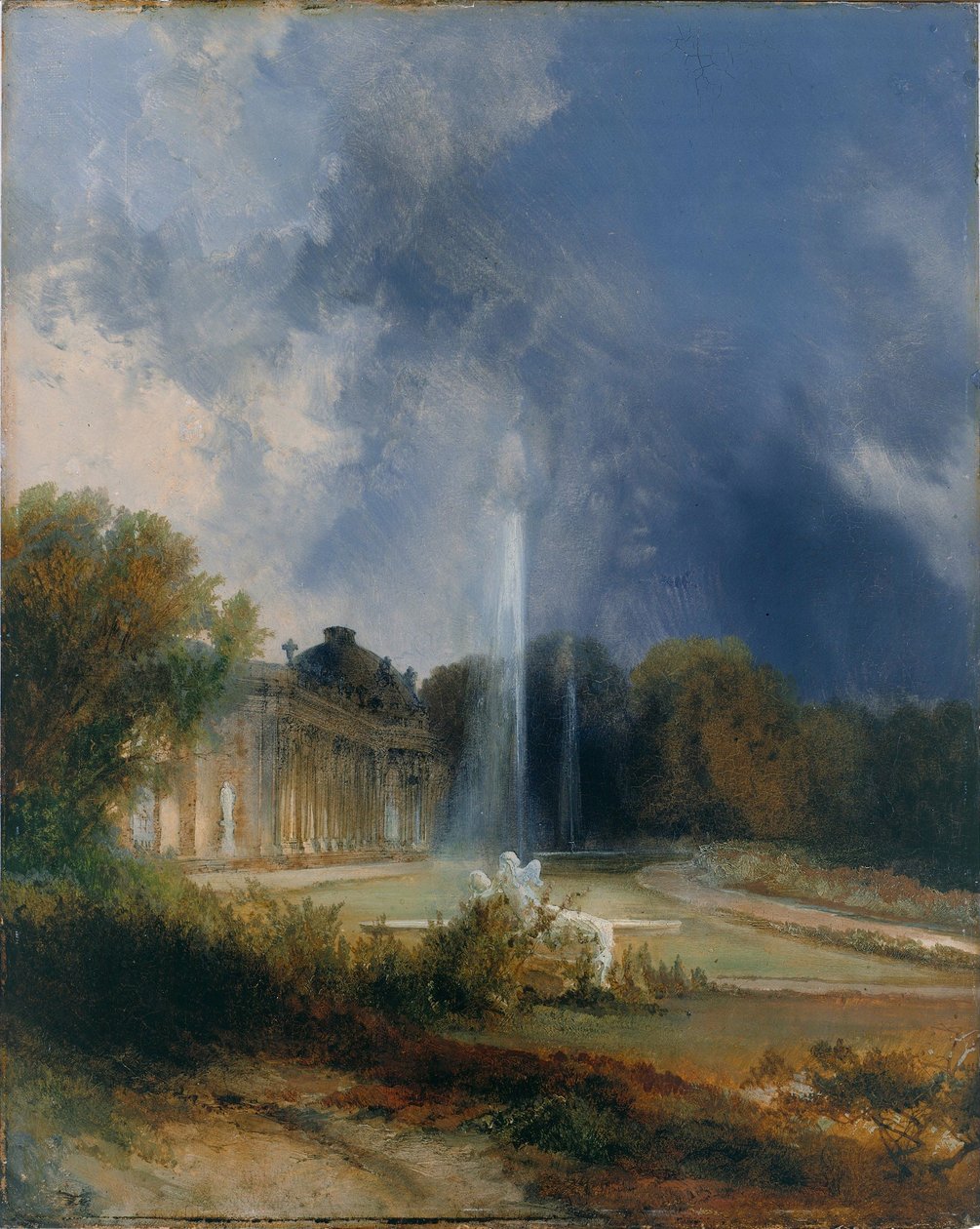 Palác Sanssouci od Carl Blechen