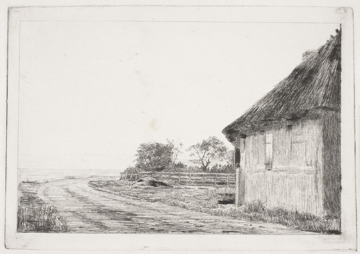 Dům a zahrada u moře od Carl Bloch