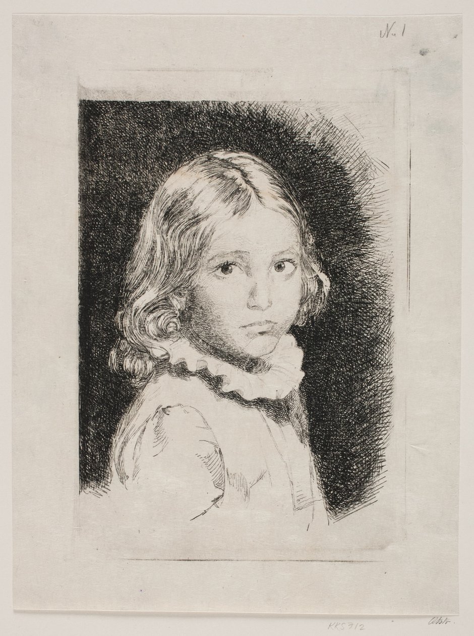 Portrét Clary Emilie Rose Bloch od Carl Bloch