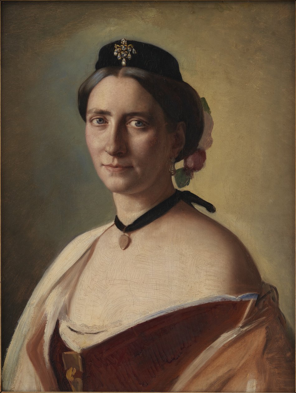 Umělcova žena, Alma Bloch, rozená Trepka od Carl Bloch