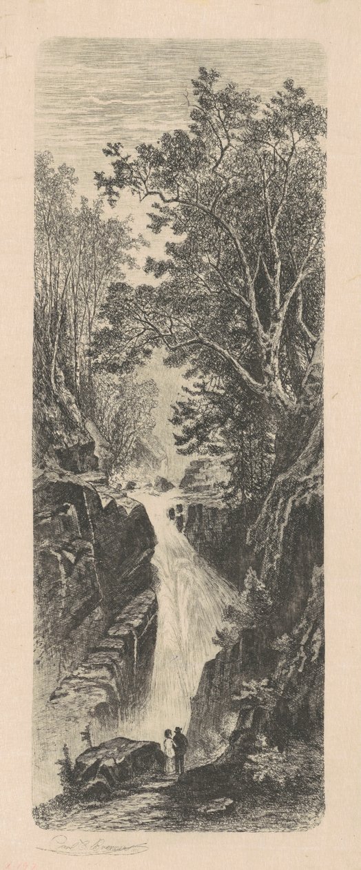 Vodopád, pohoří Cumberland od Carl C. Brenner