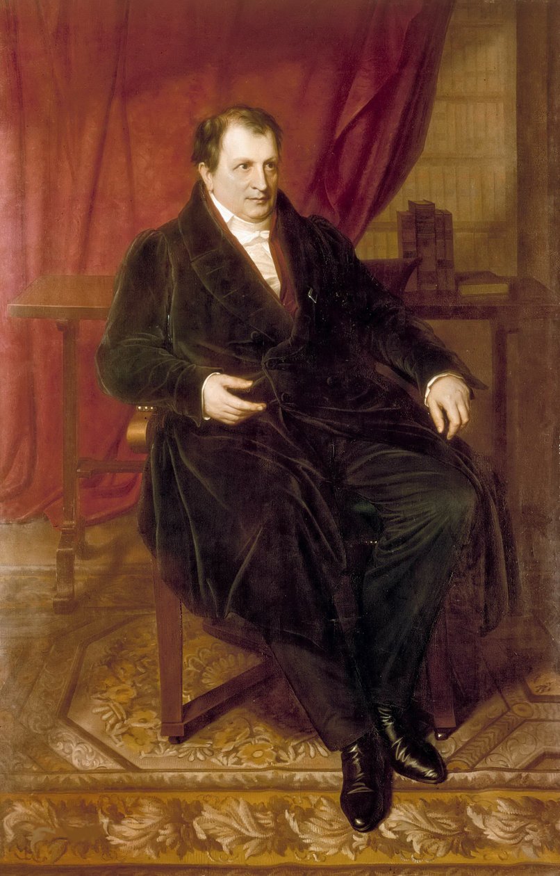 Portrét Johanna Ludwiga Tiecka 1773-1853, 1835. od Carl Christian Vogel von Vogelstein