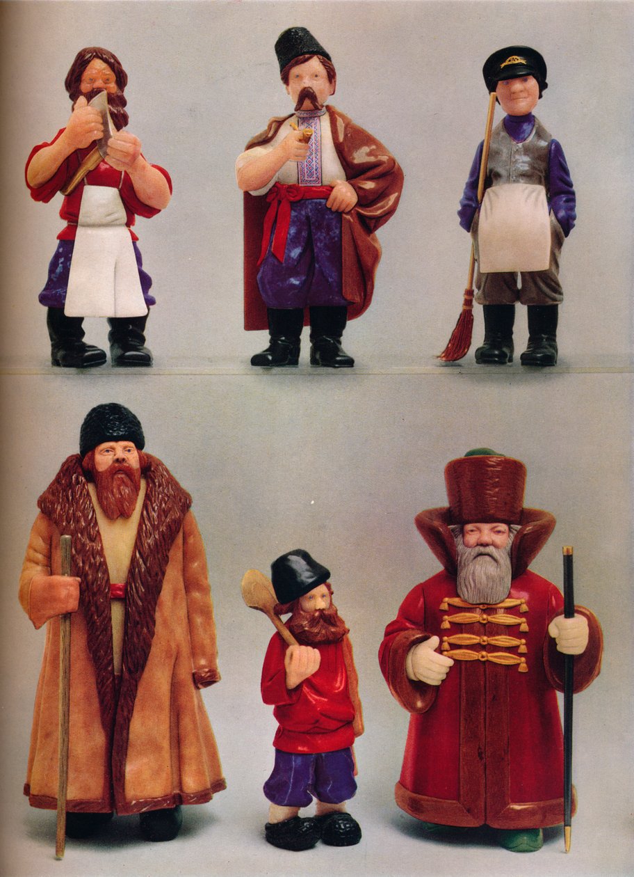Ruské národní typy, c1935 od Carl Fabergé