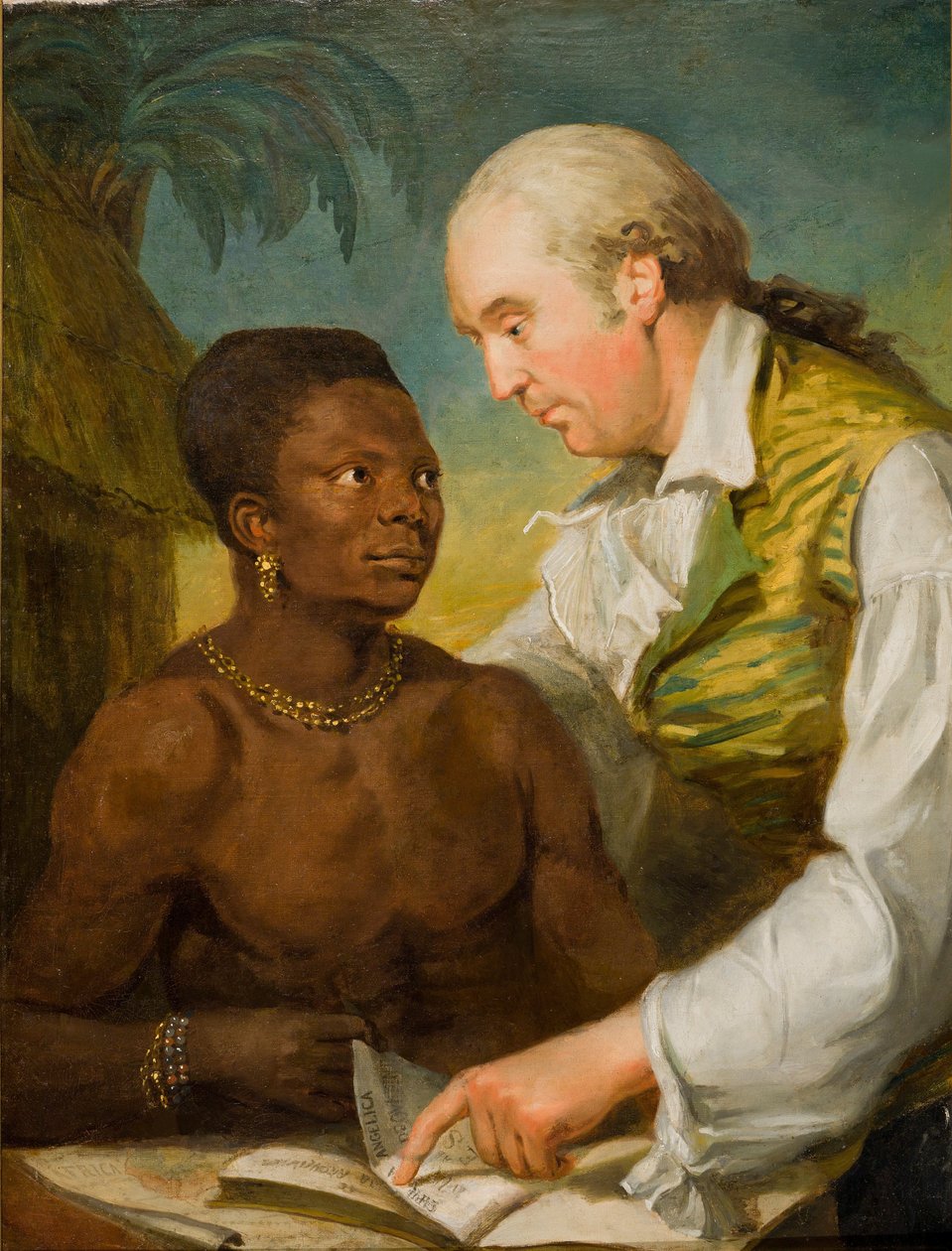 Dvojportrét Carla Bernharda Wadströma (1746-1799) a prince Petra Panaha od Carl Frederik von Breda