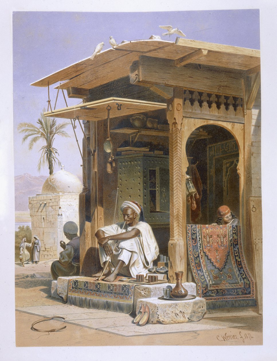 Směnárník v Esnehu od Carl Friedrich Heinrich Werner