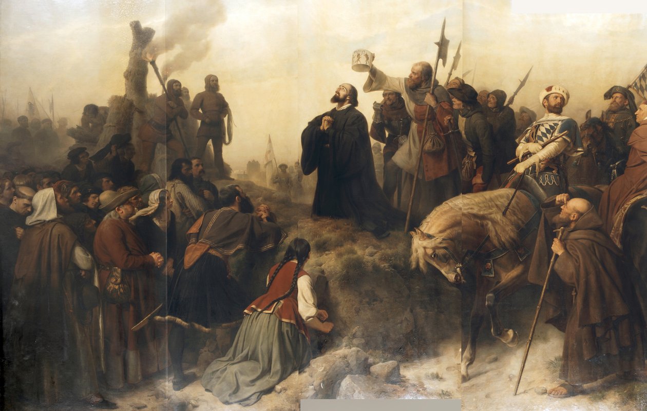 Hus před hranicí od Carl Friedrich Lessing