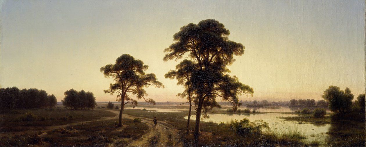Slezská krajina od Carl Friedrich Lessing