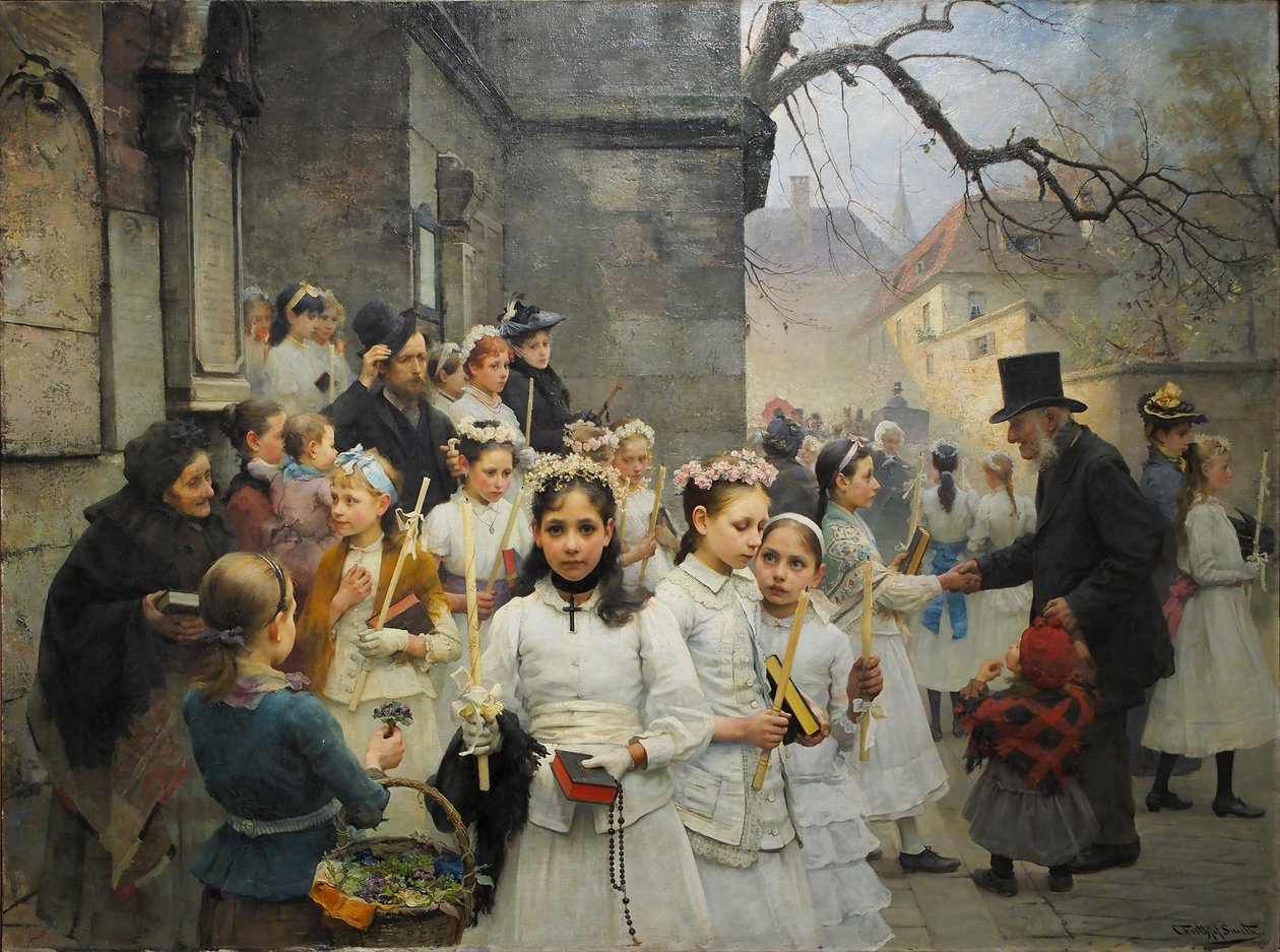 Po prvním svatém přijímání od Carl Frithjof Smith