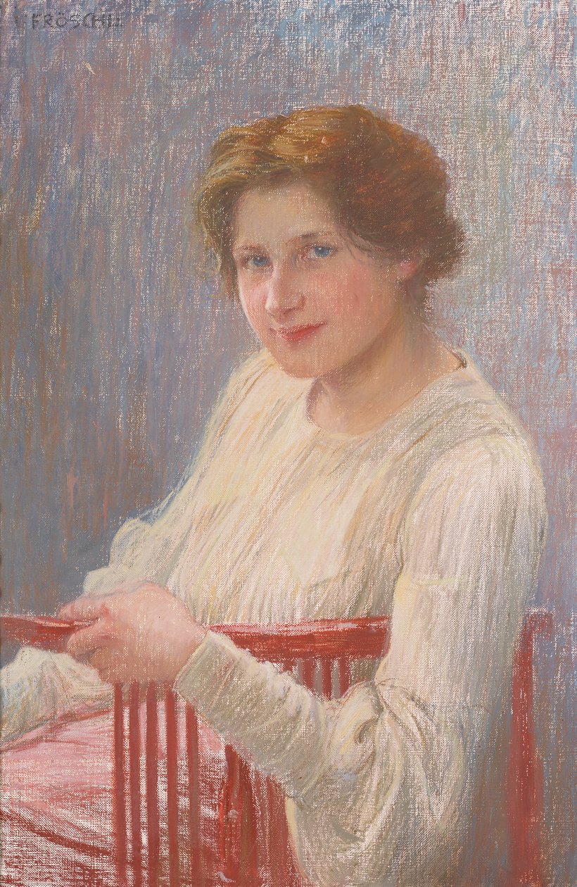 portrétní studie od Carl Fröschl