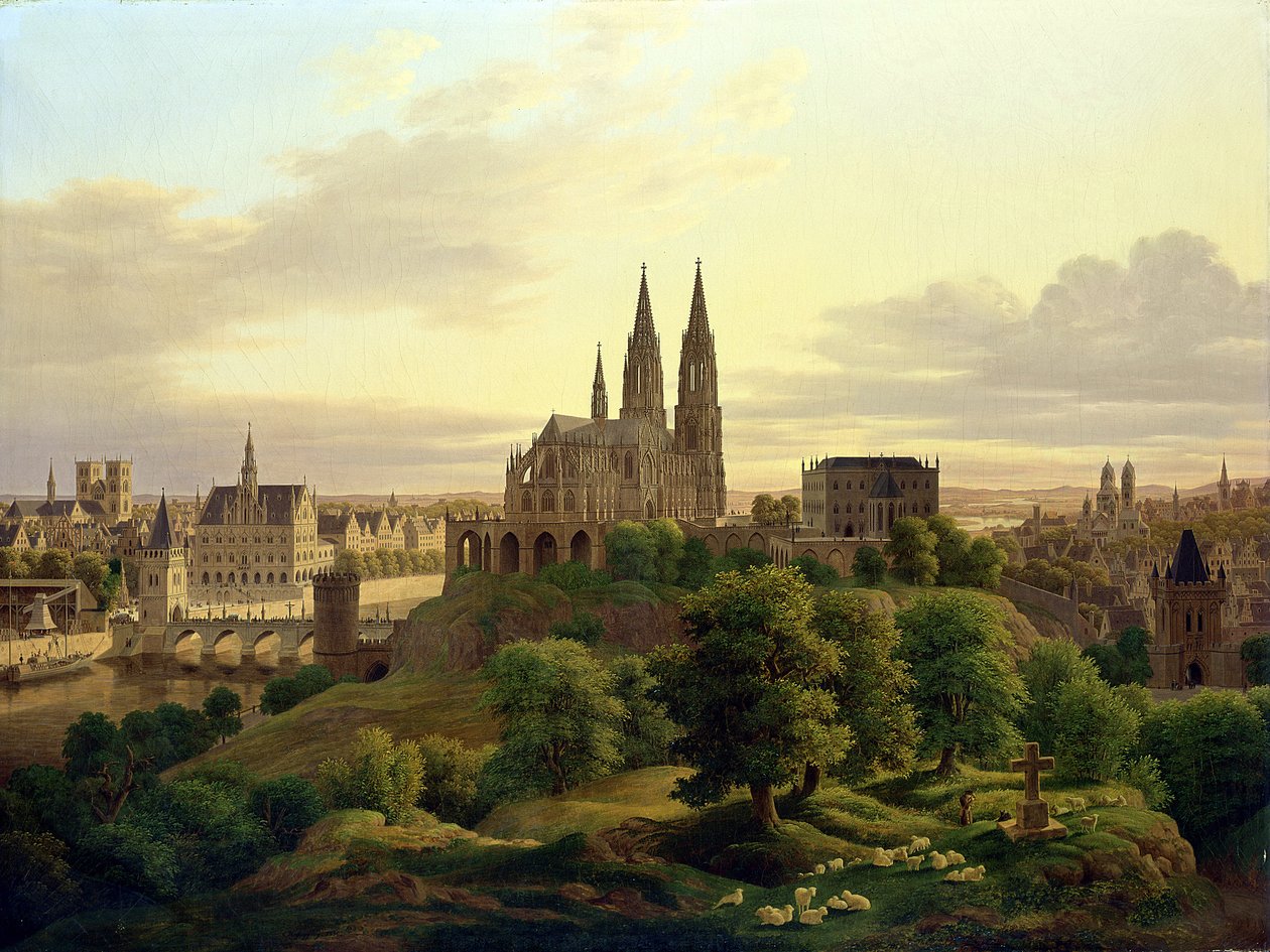 Středověké město v roce 1830, 1830 od Carl Georg Adolph Hasenpflug