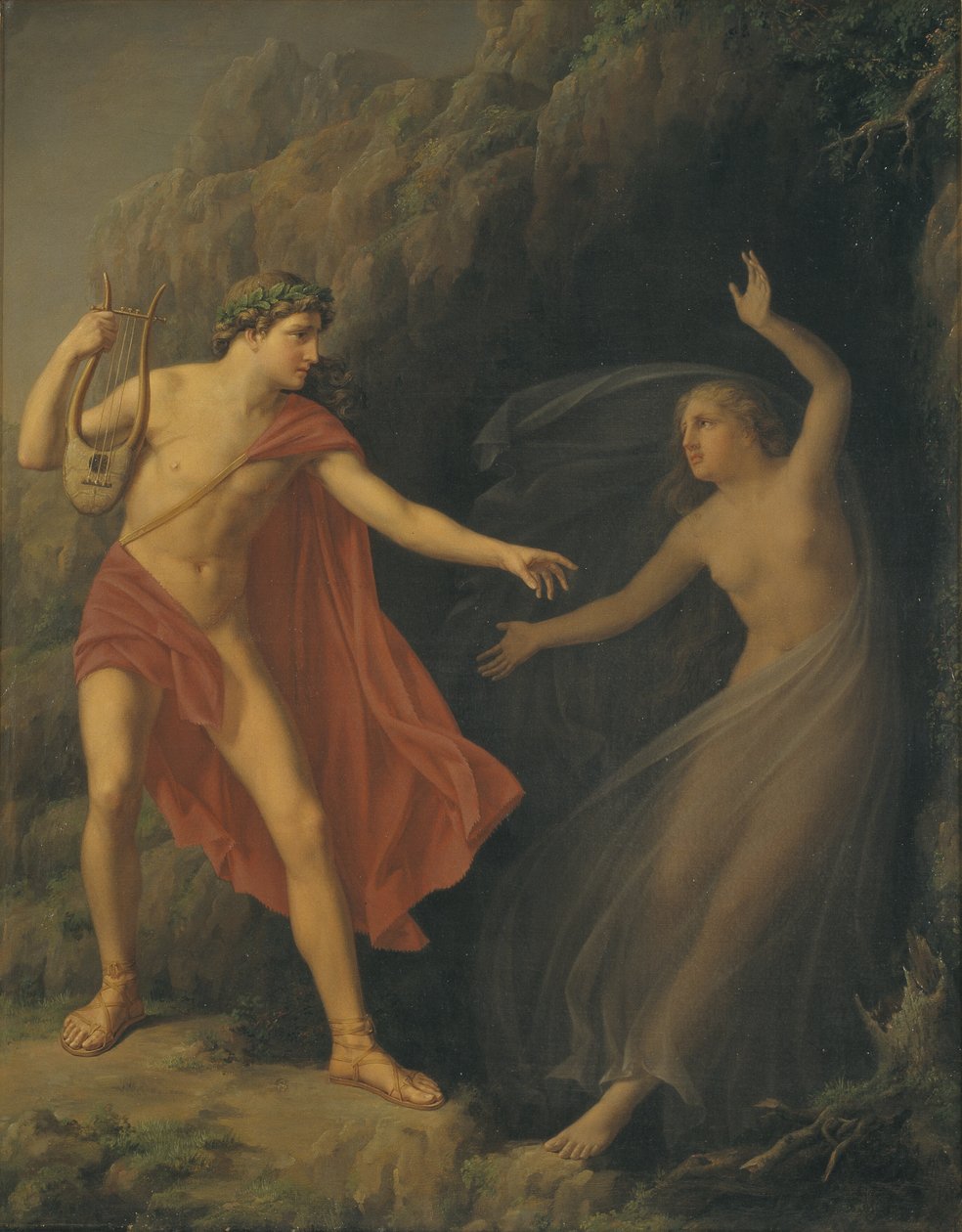 Orfeus a Eurydika od Carl Goos