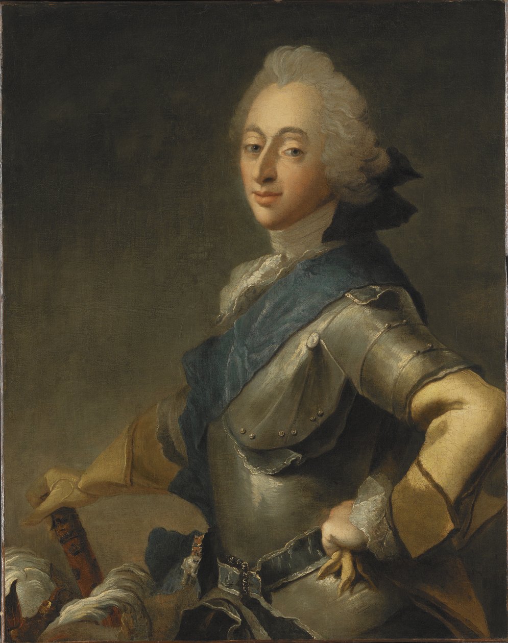 Frederic V de Danemark - Portrét dánského krále Fredericka V. (1723-1766), Pilo, Carl Gustaf (1711-1793). Olej na plátně. Rozměr: 84,5 x 67 cm. Národní muzeum Stockholm od Carl Gustaf Pilo