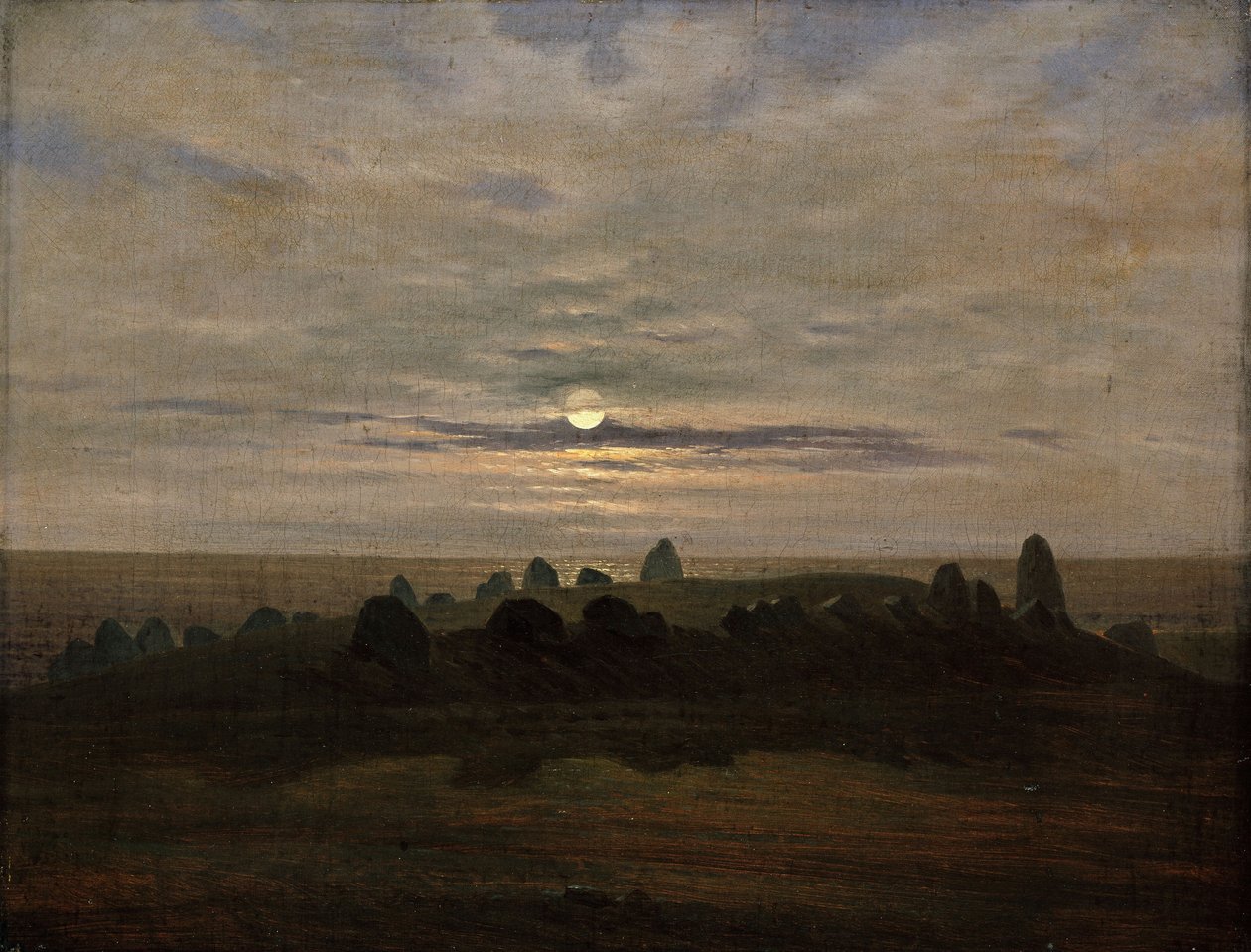 Pevnost z doby kamenné v Nobbin, ostrov Rujána od Carl Gustav Carus