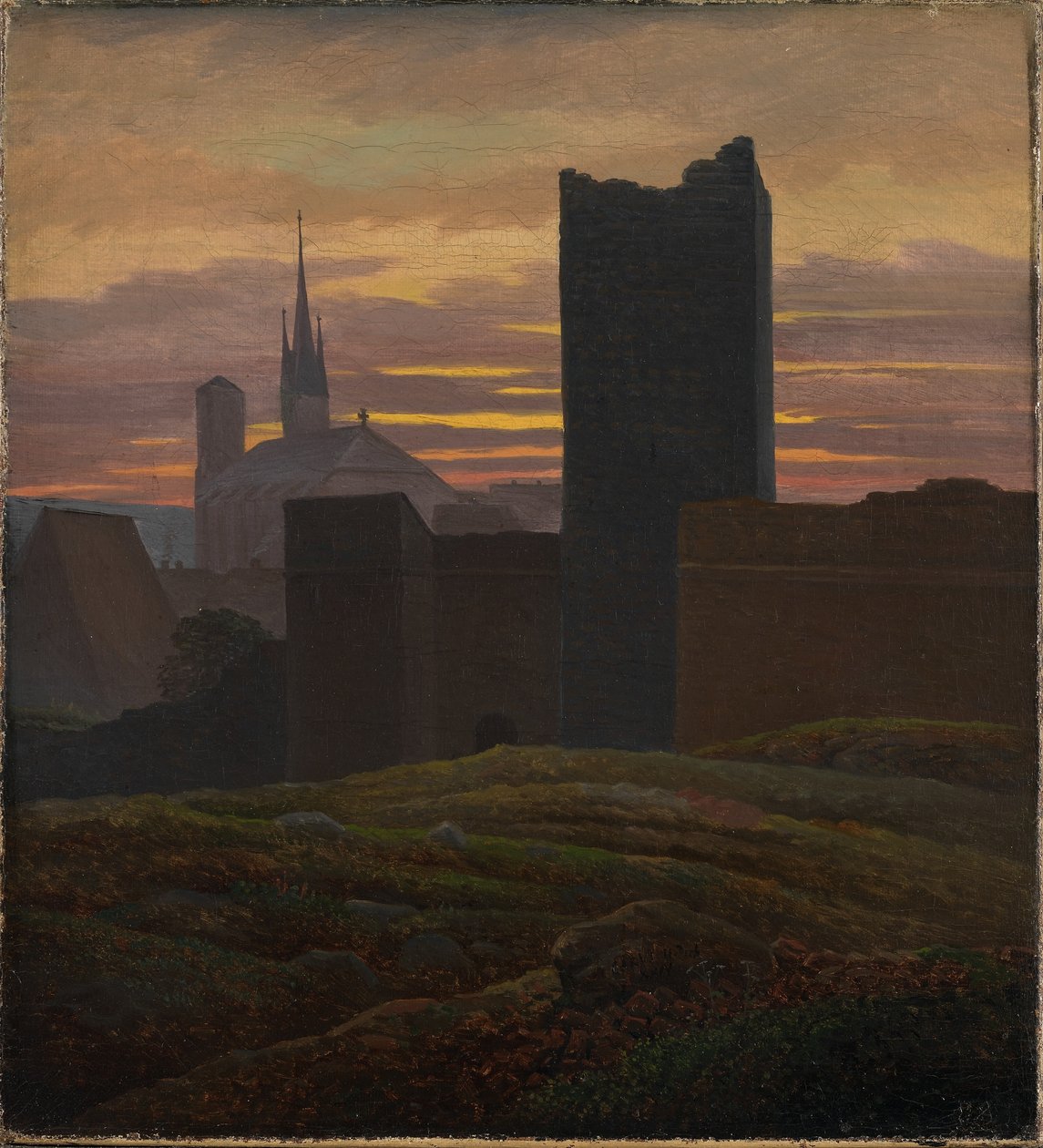 Císařský hrad, Eger od Carl Gustav Carus