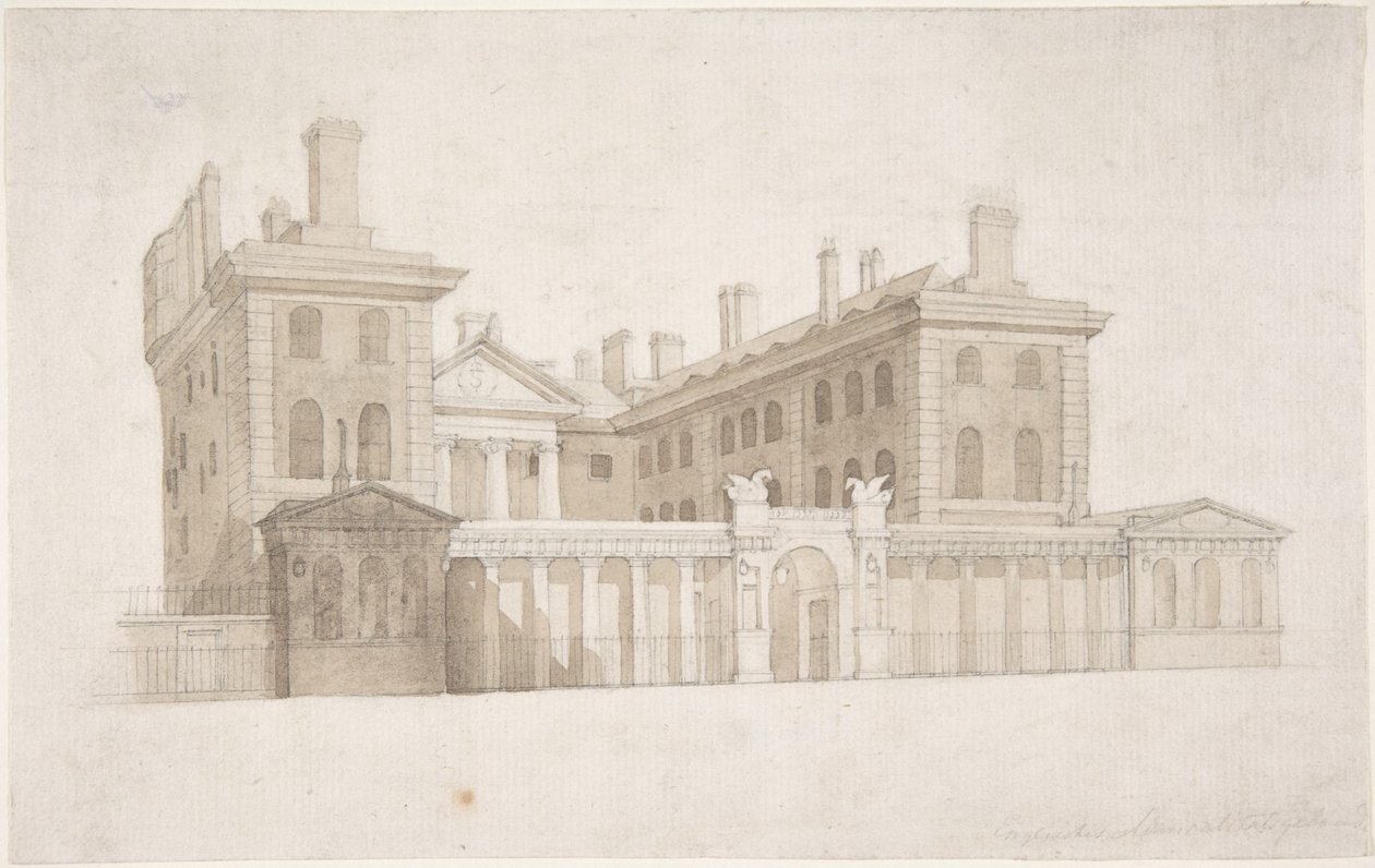 Stará admiralita v Londýně od Carl Gustav Carus