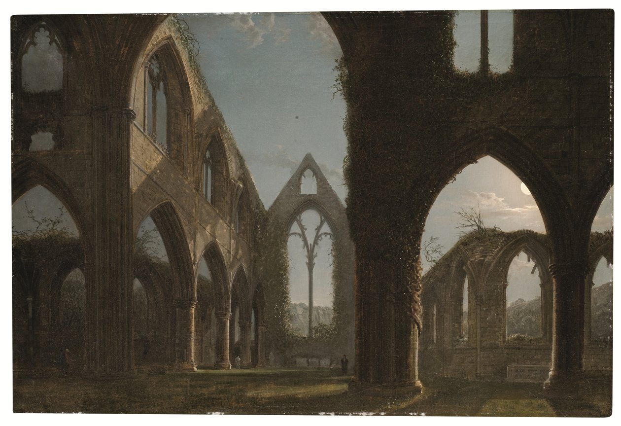 Opatství Tintern (olej na plátně) od Carl Gustav Carus