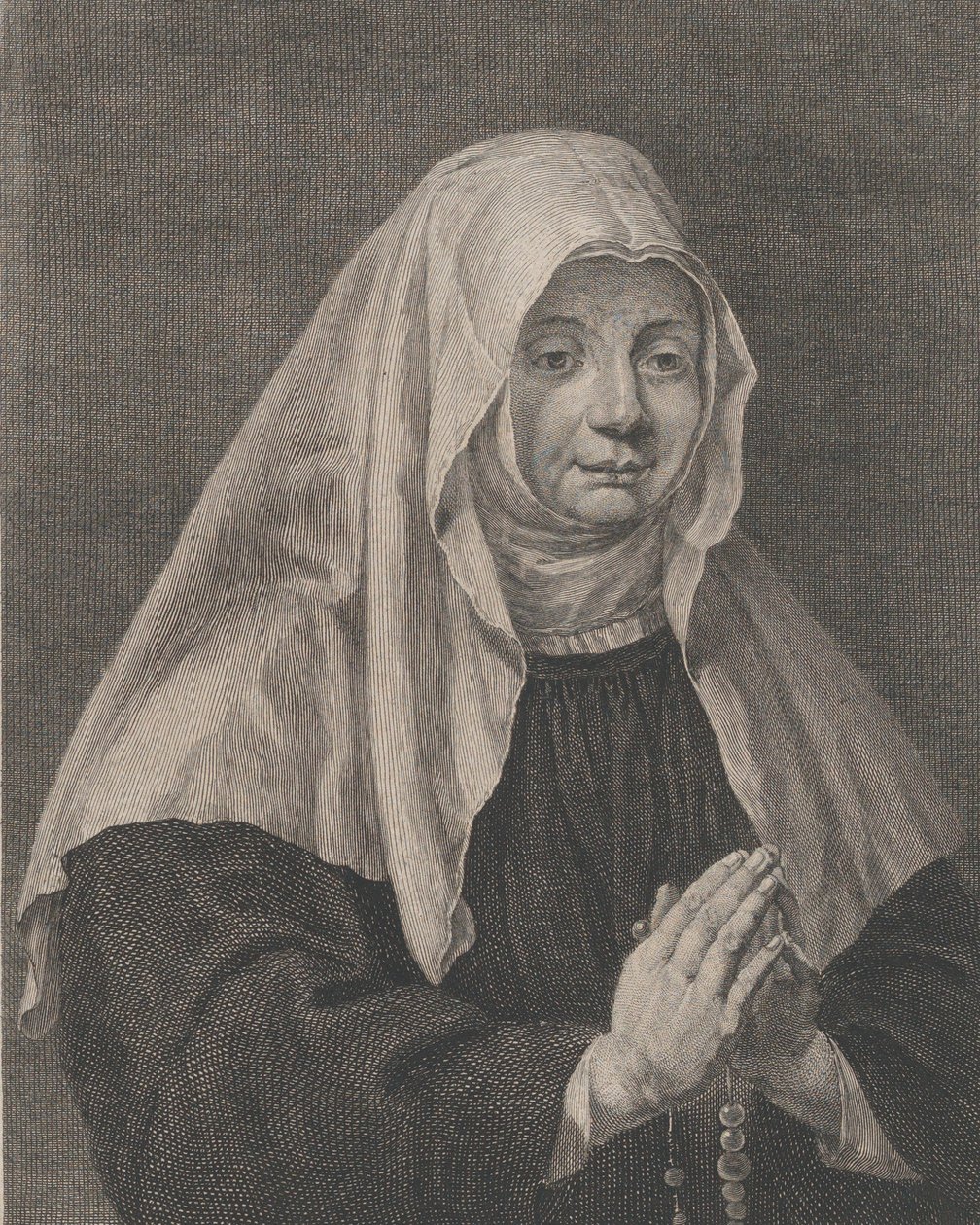 Portrét modlící se jeptišky, ca. 1771. od Carl Guttenberg