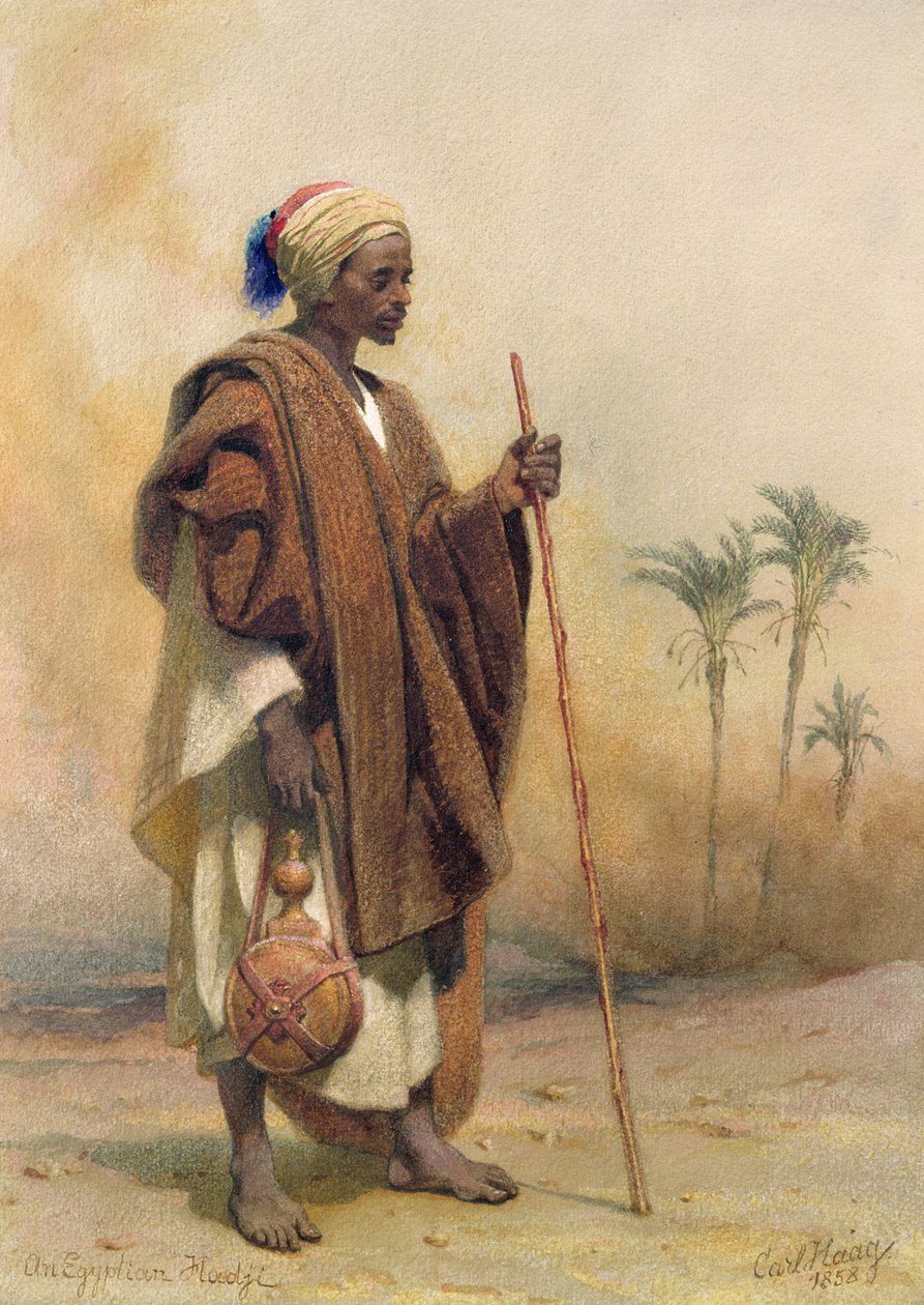 Egyptský hadži, 1858 od Carl Haag