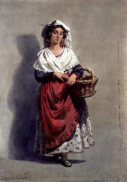 "Žena z Tivoli" od Carl Haag