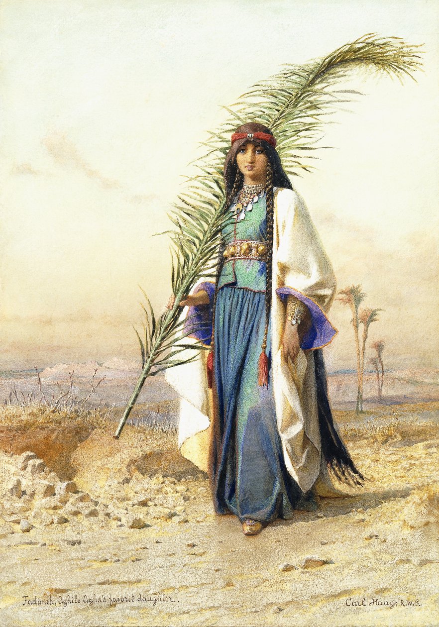 Fadimeh, dcera Aghile Agha, od Carl Haag