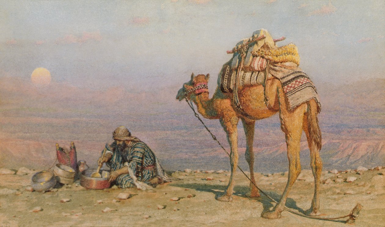 The Evening Meal, 1881 od Carl Haag