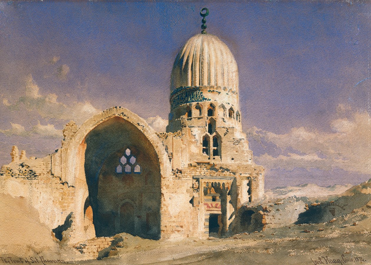 Hrob Sit Chavann, 1874 od Carl Haag