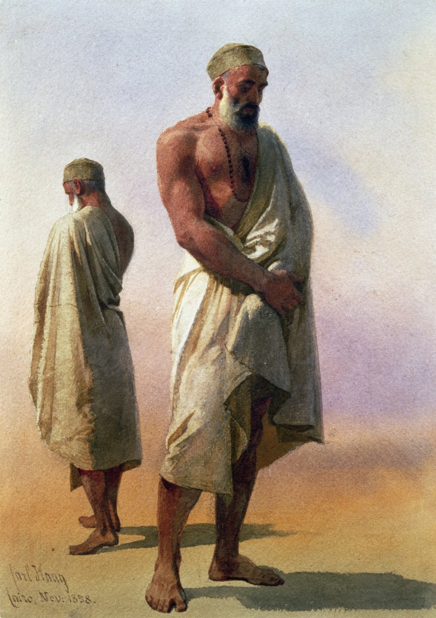 Dva dervišové, 1858 od Carl Haag