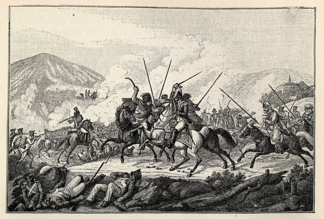 Zajetí generála Vandamma v bitvě u Kulmu 30. srpna 1813. od Carl Heinrich Rahl