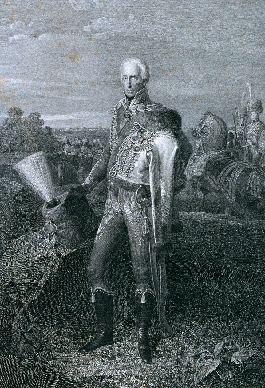 Rakouský císař František I od Carl Heinrich Rahl