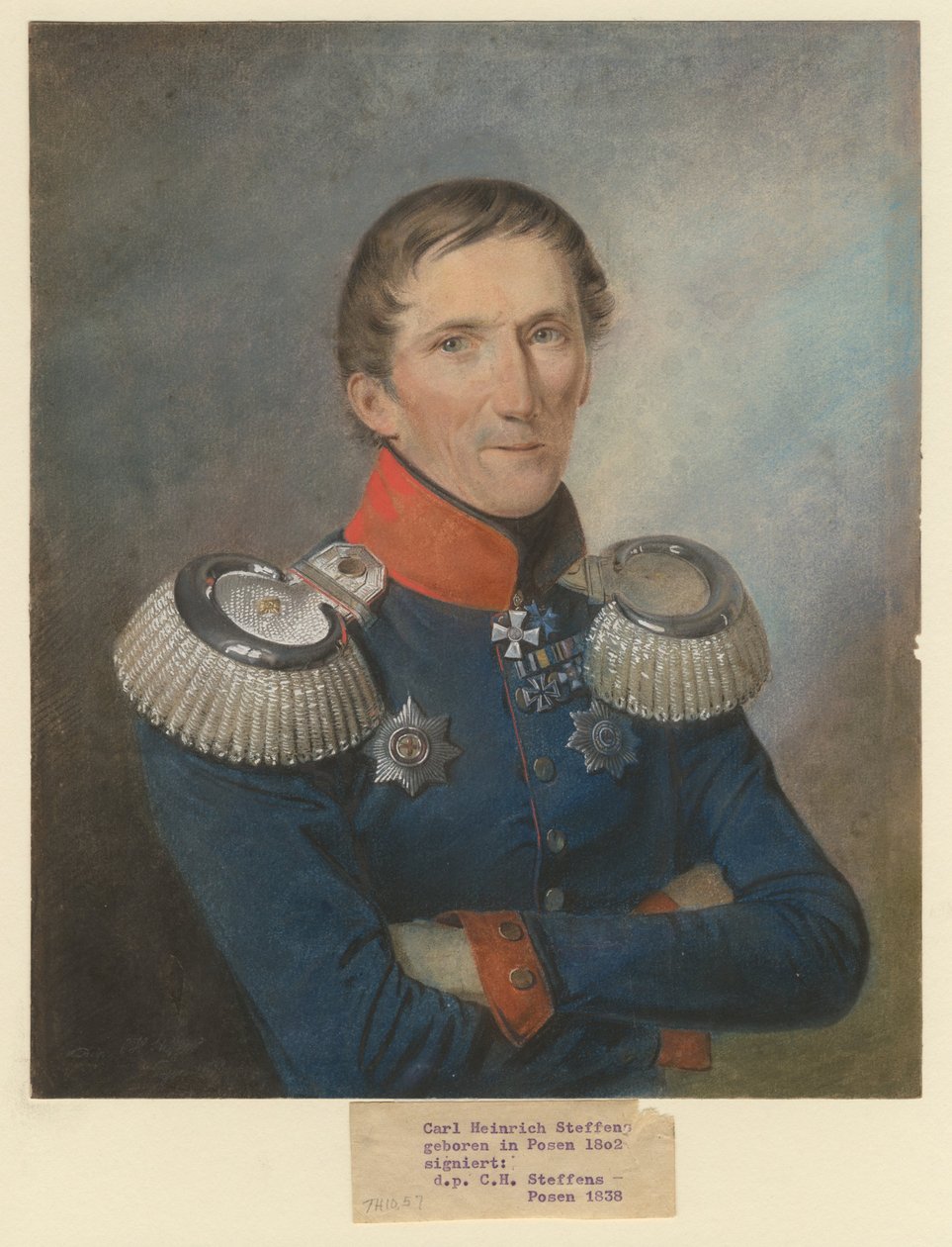 Generál Georg Wilhelm von Hofmann 1777-1860, 1838 od Carl Heinrich Steffens