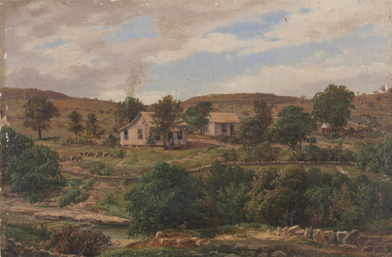 Klappenbach Ranch Nedaleko Johnson City, Texas od Carl Hermann Frederick Lungkwitz