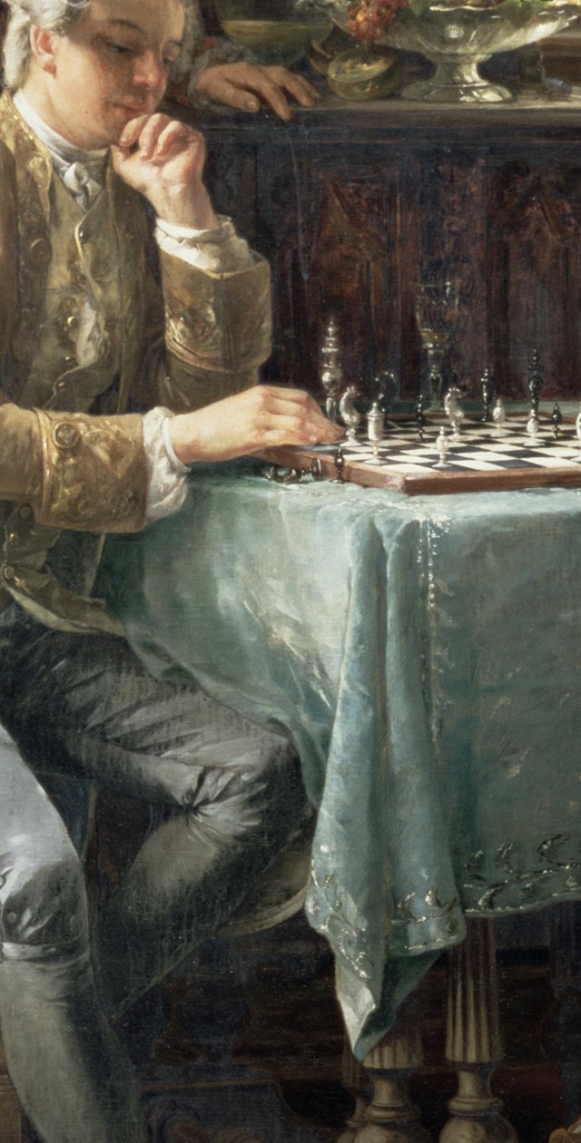 Šachisté, 1887 od Carl Herpfer