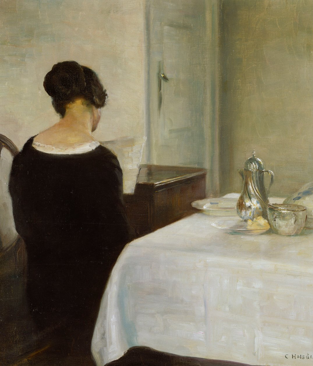 Dopis (olej na plátně) od Carl Holsoe