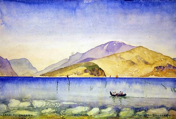 Gardské jezero od Carl Johan Forsberg
