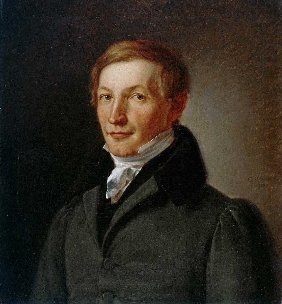 Portrét zahradnického ředitele Petera Josepha Lenného od Carl Joseph Begas