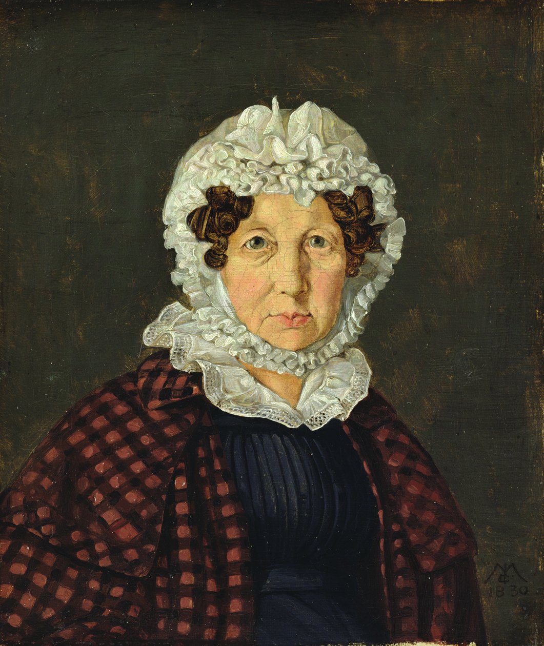 Maria Christine Hubbe, 1830 od Carl Julius Milde