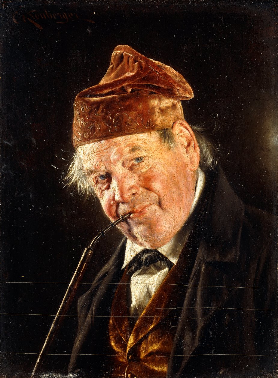 Muž s dýmkou, od Carl Kronberger