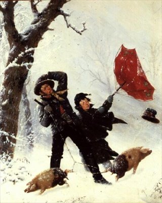 Červený deštník od Carl Kronberger