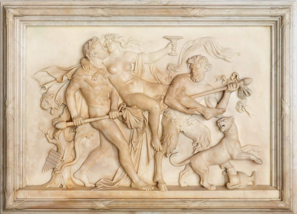 Bacchante průvod od Carl Kundmann