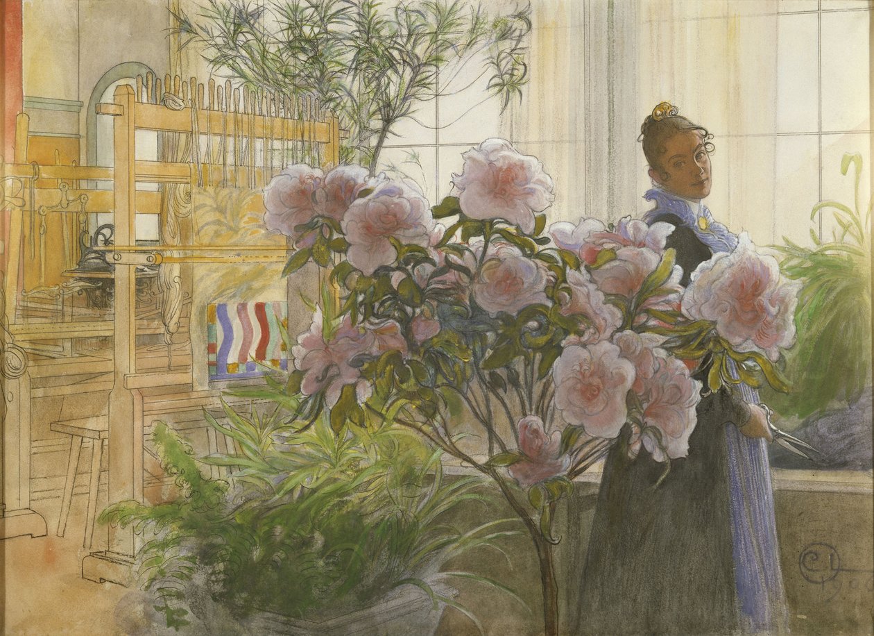 Azalea, 1906 od Carl Larsson