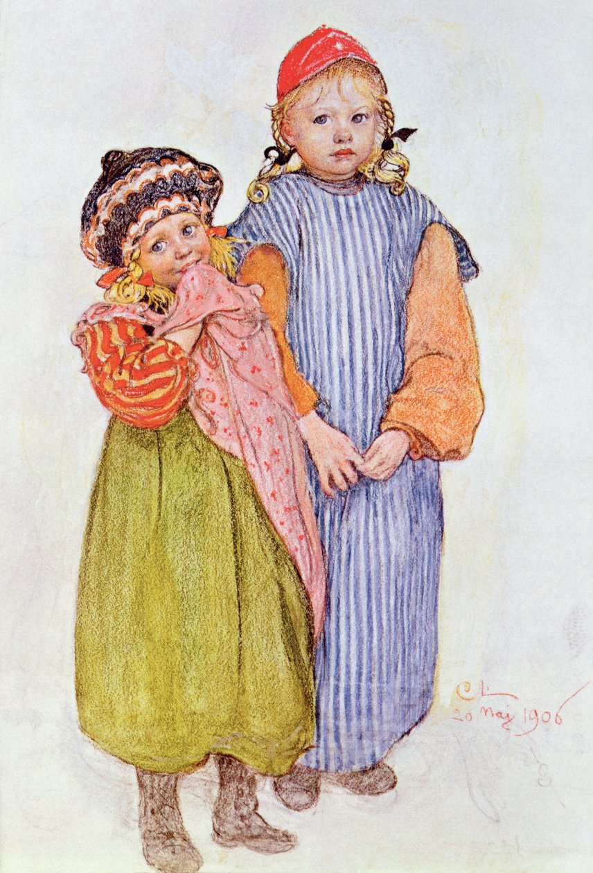 Děti Carpentera Hellberga od Carl Larsson