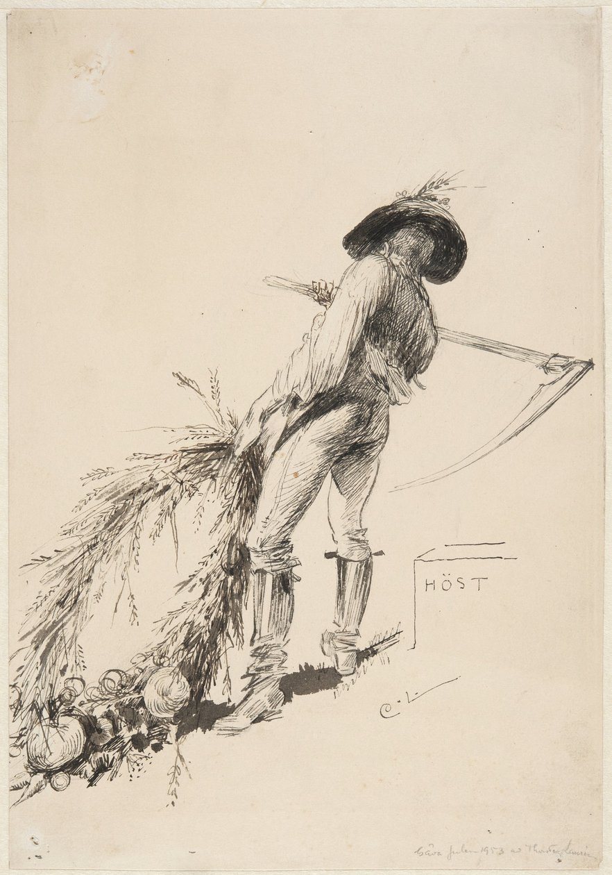 Podzim od Carl Larsson
