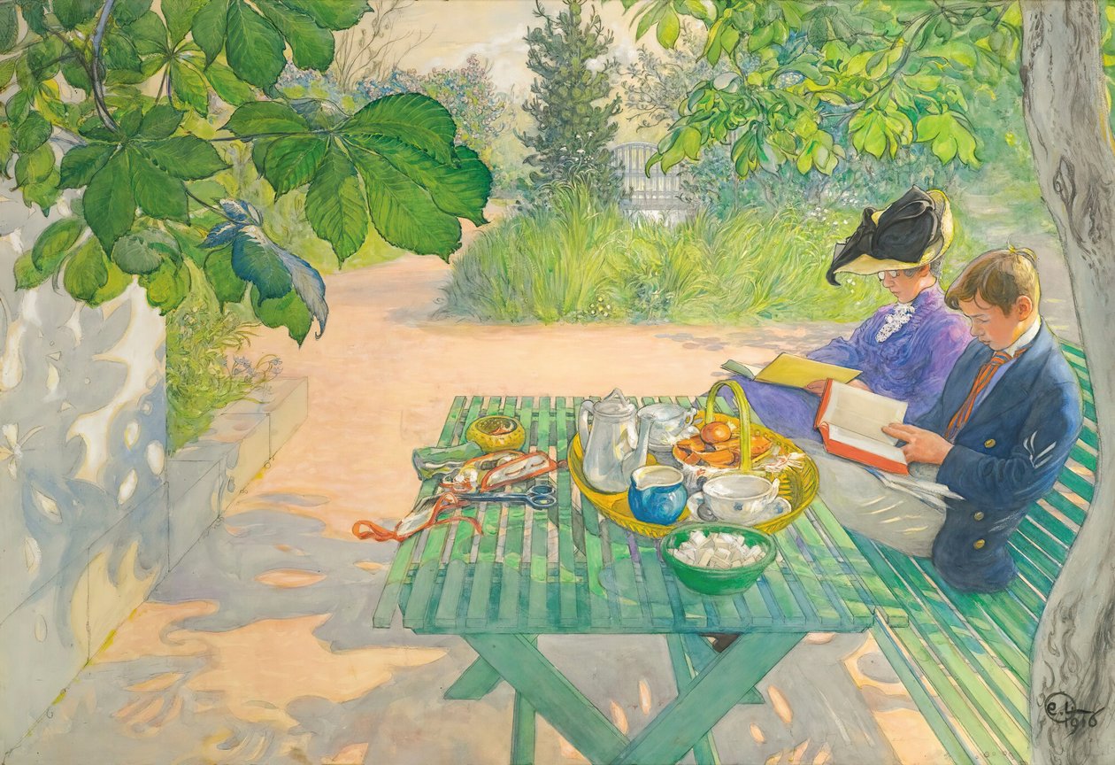 Prázdninové čtení od Carl Larsson
