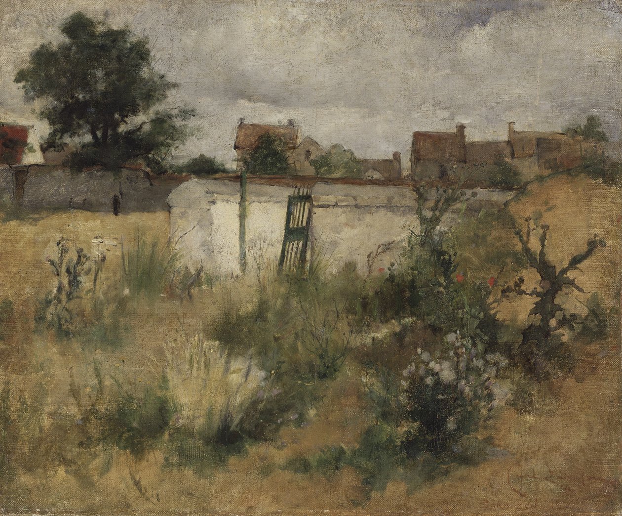 Krajinná studie z Barbizonu, 1878 od Carl Larsson