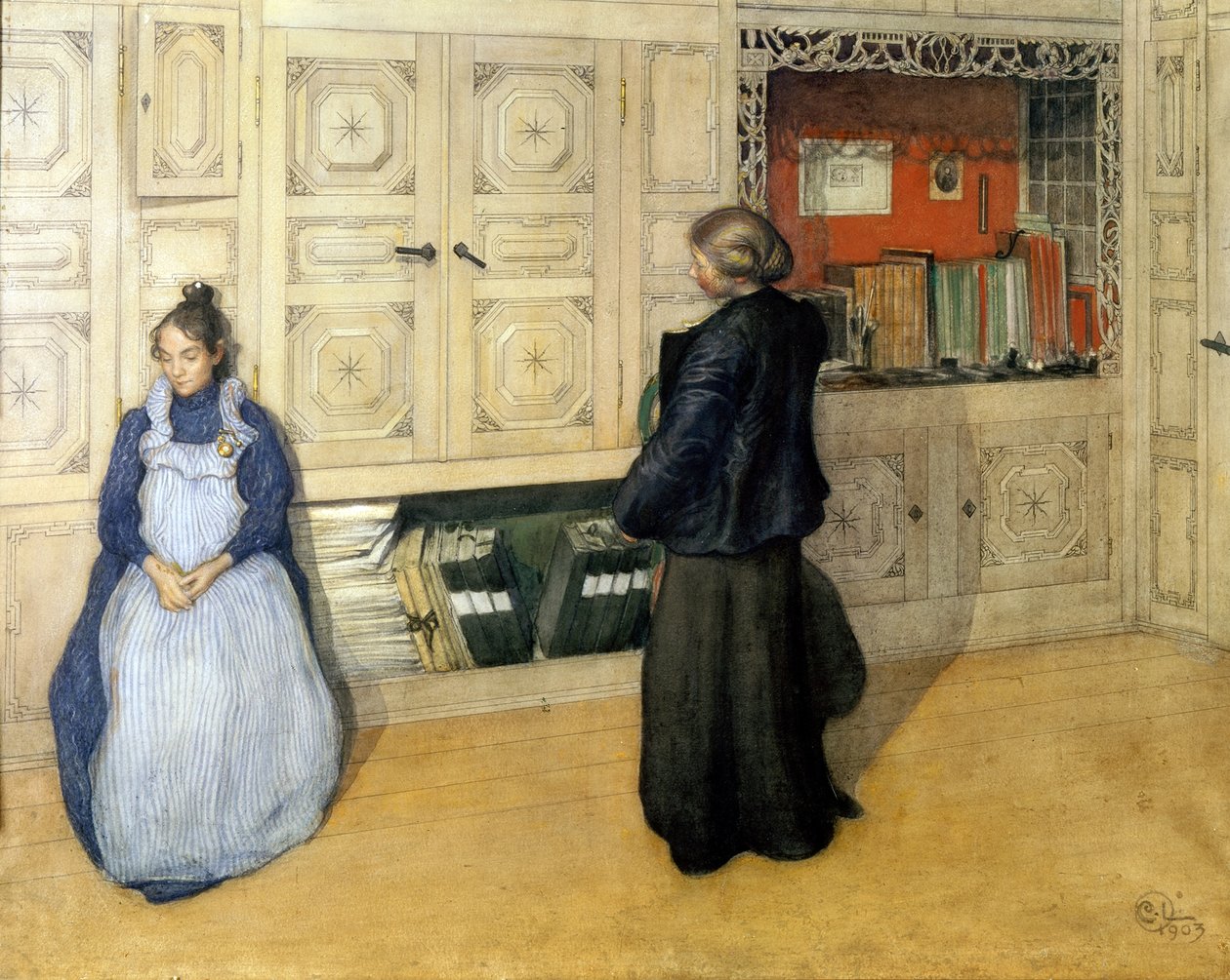 Matka a dcera od Carl Larsson