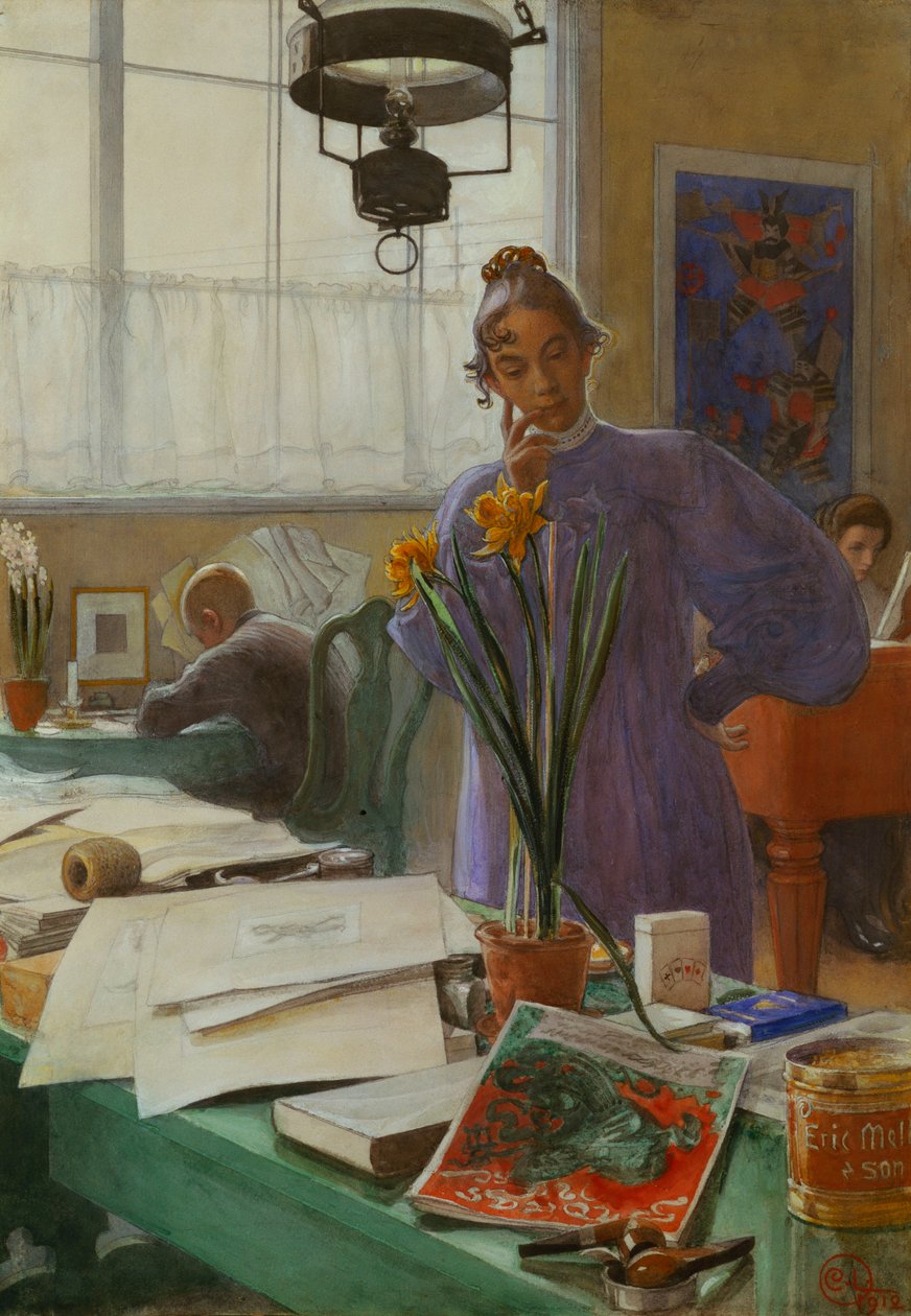 Moje manželka od Carl Larsson